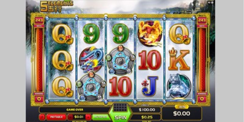 Luật chơi của Five Elements Slot