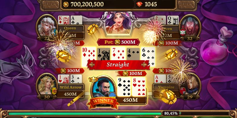 Game bài Texas Hold’s em thách thức trí tuệ